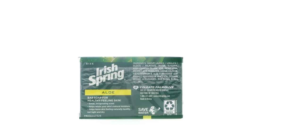 Irish Spring Deodorant Soap Aloe 4 oz. 3-Count (Pack of 18)