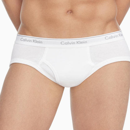 Calvin Klein Men's Cotton Classics Multipack Briefs, White (6 Pack), S
