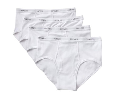 Hanes Mens Big Briefs - Sizes (Pack Of 4), White, XX-Large