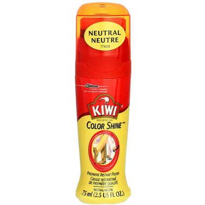 KIWI Leather Premiere Shine Shoe Polish, Neutral 2.5 oz (Pack of 6)