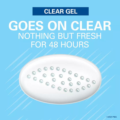 Secret Outlast Outlast XTEND Clear Gel Antiperspirant & Deodorant, Unscented, 2.6 Oz (2 Pack)