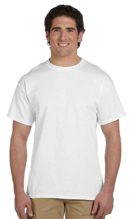 Hanes Classic Big Mens Crew Neck T-Shirt P5, White, Size - 2XL