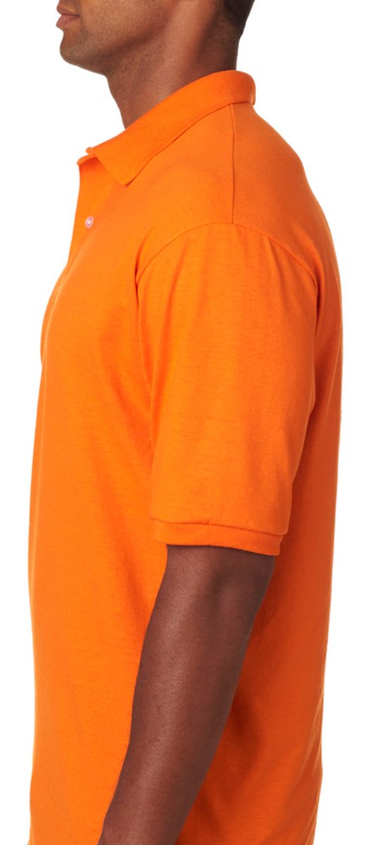Jerzees mens 5.6 oz. 50/50 Jersey Polo with SpotShield(437)-SANDSTONE-M