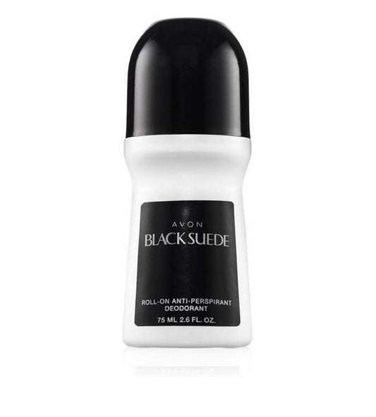 Avon Black Suede Roll-On Antiperspirant Deodorant 2.6 FL OZ Each, Lot of 3 | Long-Lasting Freshness, Superior Protection, Elegant Fragrance | Underarm Roll On Deodorant for Women & Men