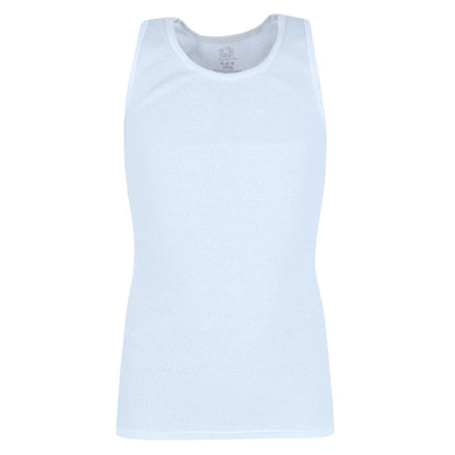Fruit of The Loom Boy's Tank Top a Shirts 5 Pack White Size Medium