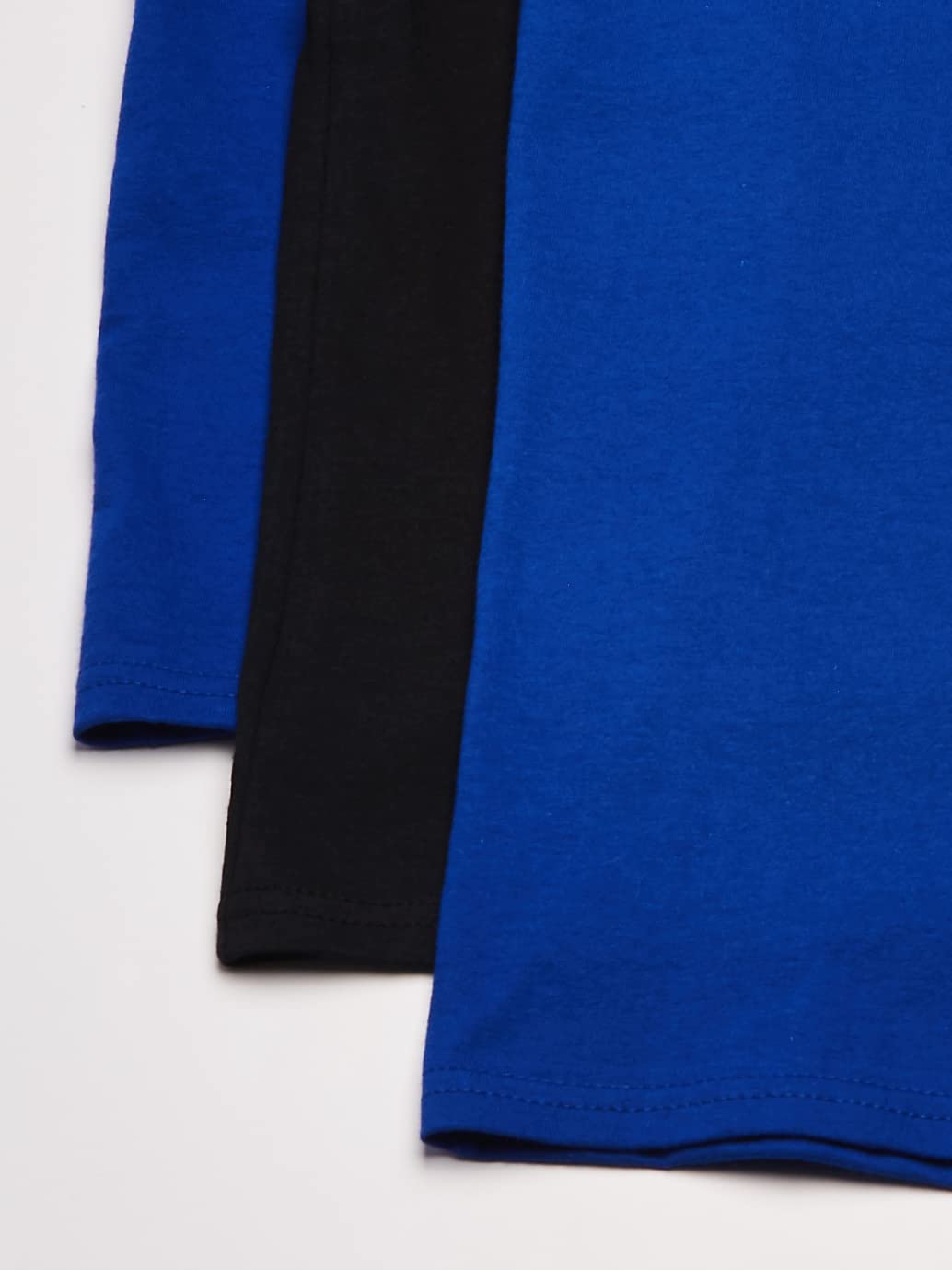 Fruit of the Loom Boys' Solid Multi-Color Soft Tank Tops, 3 Pack, White/Cobalt/Black, 2X-Large