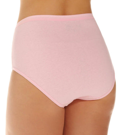 Fruit of the Loom Women's 3 Pack Assorted Cotton Brief Panties, Assorted, 8
