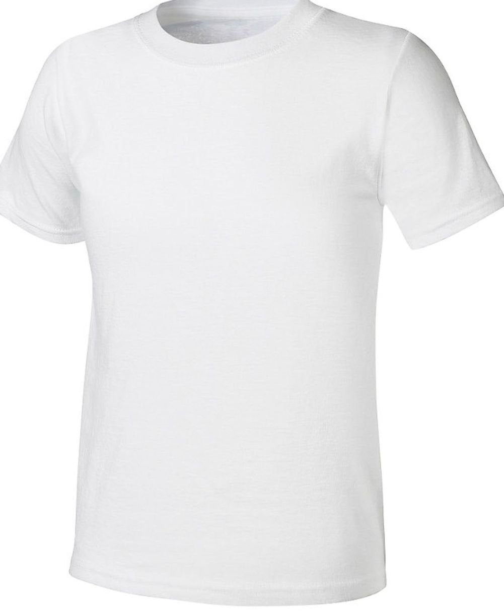 Boys' Hanes Ultimate ComfortSoft White Crewneck Undershirt 5-Pack, X-Large