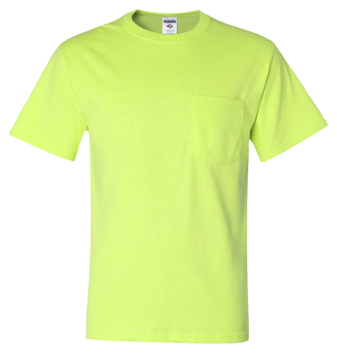 Jerzees 5.6 oz., 50/50 Heavyweight Blend Pocket T-Shirt, 3XL, ROYAL
