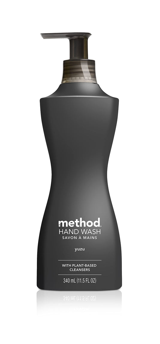 Method Gel Hand Wash, Yuzu, Biodegradable Formula, 11.5 fl oz (Pack of 1)