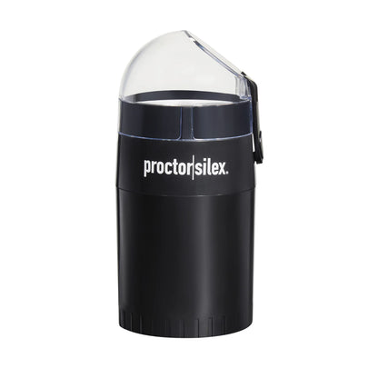 Proctor Silex Fresh Grind 4oz Electric Coffee Grinder for Beans, Spices and More, Retractable Cord, Stainless Steel Blades, Black