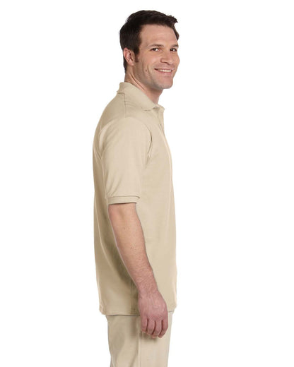 Jerzees Men's 2 Button Placket Welt Knit Collar Polo Shirt, Sandstone, Small