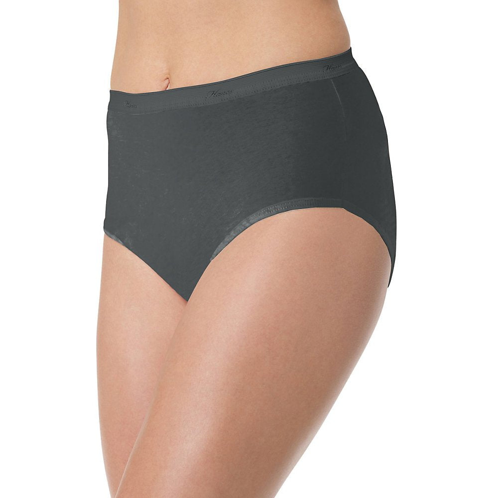 Hanes Women's No Ride Up Cotton Brief 6-Pack_Asst Body Tone_8