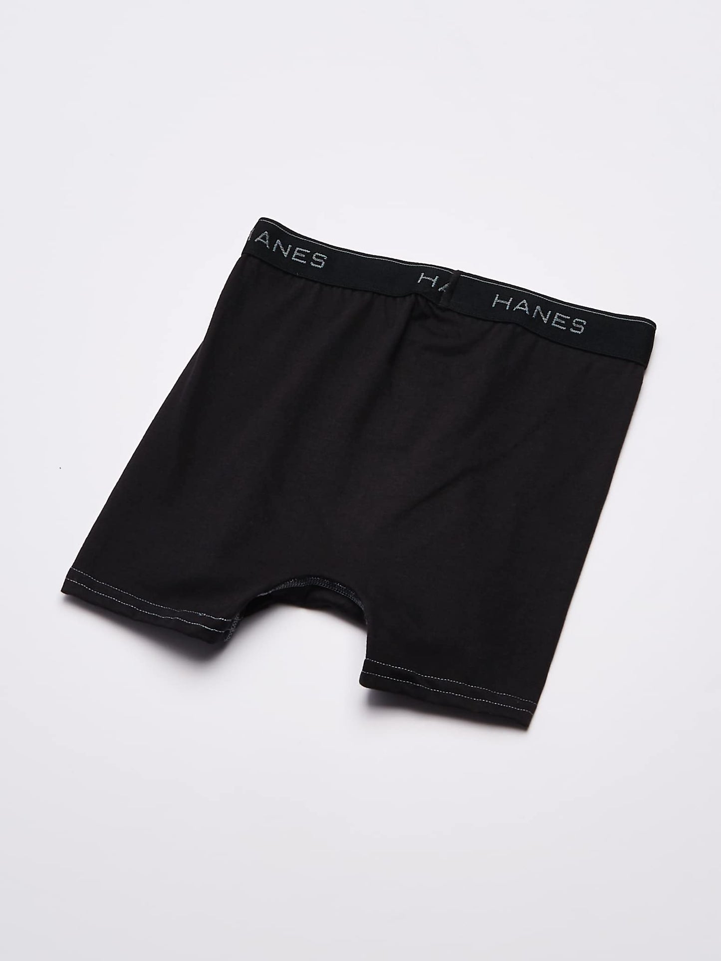 Hanes Ultimate Boys' 5-Pack Boxer Briefs, Blue/Red/Black Assorted, Medium