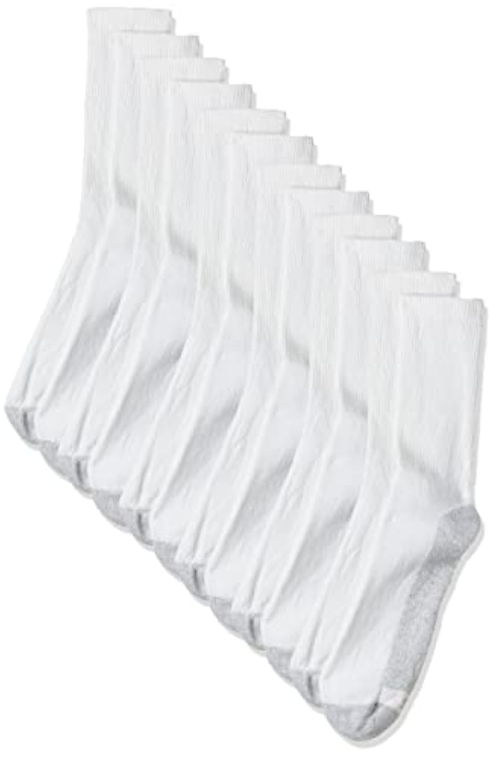 Hanes Men's Cushion Crew Socks 6-Pack
