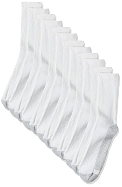 Hanes Men's Cushion Crew Socks 6-Pack
