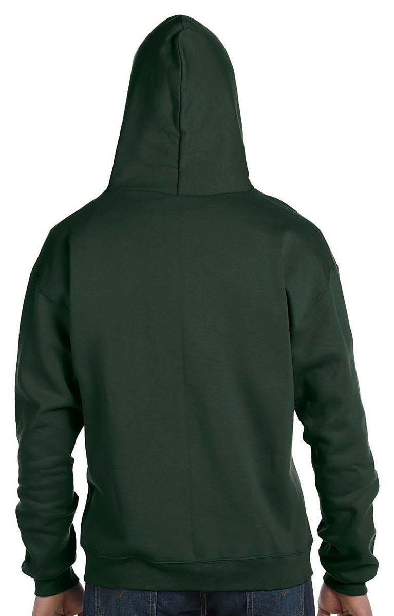 Champion Adult 50/50 Full-Zip Hooded Sweatshirt, Ash, Large