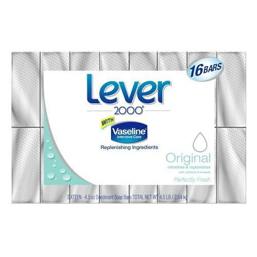 Lever 2000 Moisturizing Bar, Perfectly Fresh - Sixteen 4.5oz. Bars