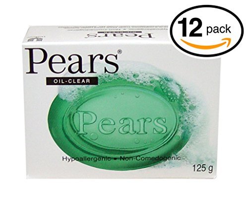 (PACK OF 12 BARS) Pears Transparent Soap LEMON FLOWER EXTRACT. Maintains the Skin's Natural Oils While Deep Cleaning! Great for Hands, Face & Body! (12 Bars, 4.4oz Each Bar)