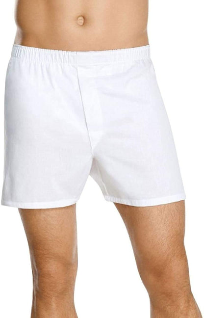 Hanes Set of 8 Boxer for Men - White - Large