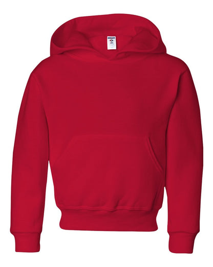 Jerzees Youth 8 oz., 50/50 NuBlend Fleece Pullover Hood, XL, TRUE RED