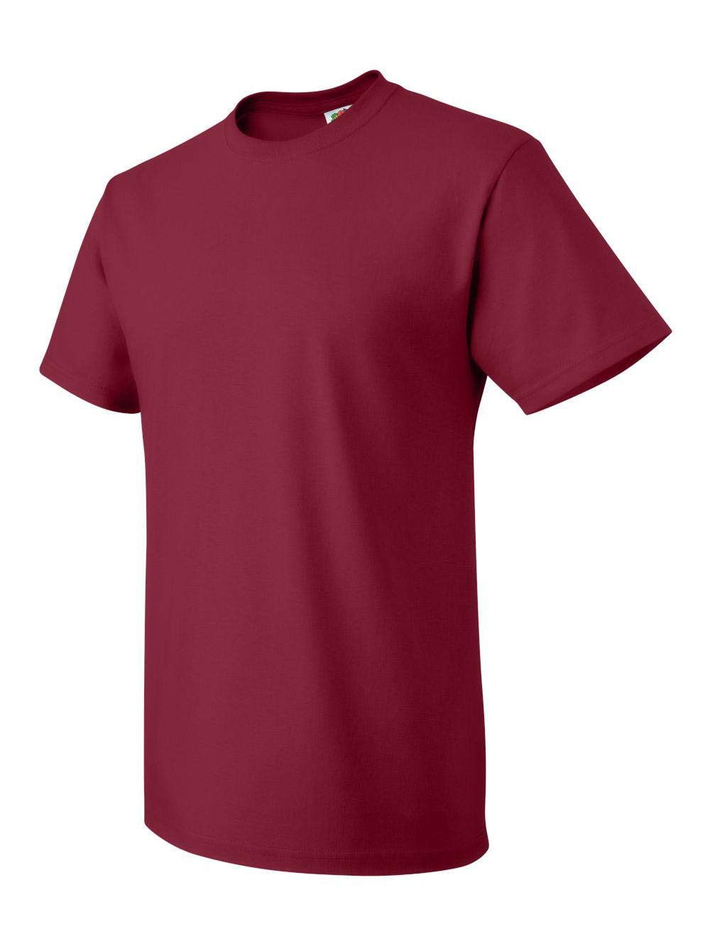 Fruit of the Loom Heavy Cotton T-Shirt, Cardinal, 2XL (Pack of 6)