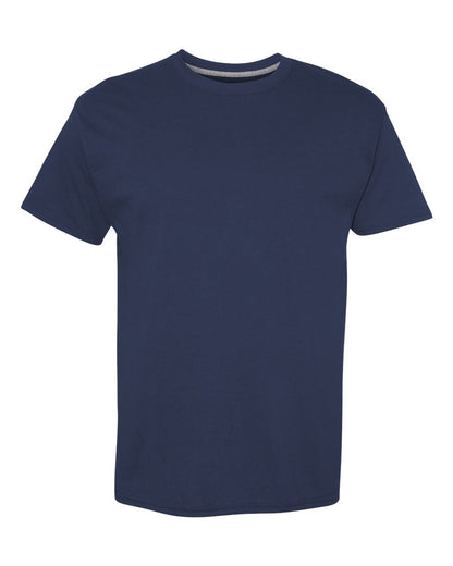 Hanes Premium Tagless T's in Navy - Small
