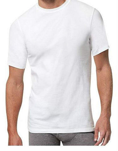 Hanes Men's X-Temp® Comfort Cool® Crewneck White Undershirt 4-Pack (Includes 1 Free Bonus Undershirt)