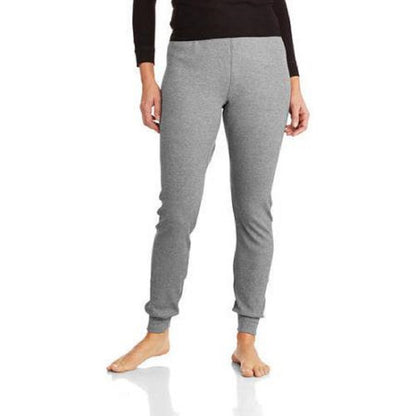 Fruit of the Loom Women's Thermal Underwear Bottom, Black Soot, XX-Large