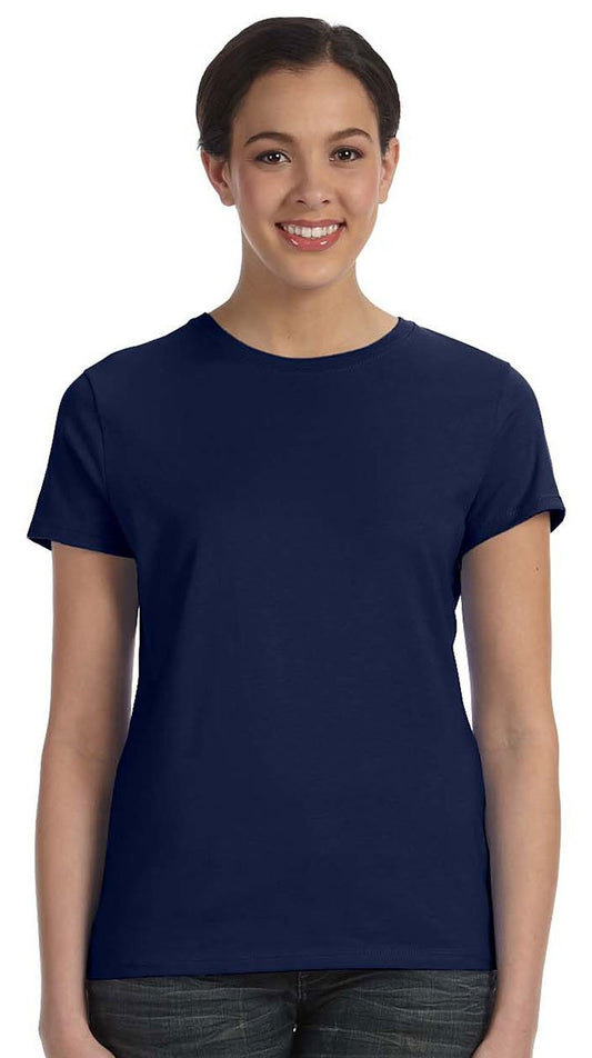 Hanes - Perfect-T Women’s T-Shirt - SL04-3XL - Navy