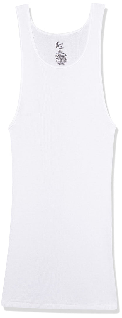 Hanes Men’s 9Pack White A-Shirts Tagless Undershirts Tanks Tank Tops 2XL