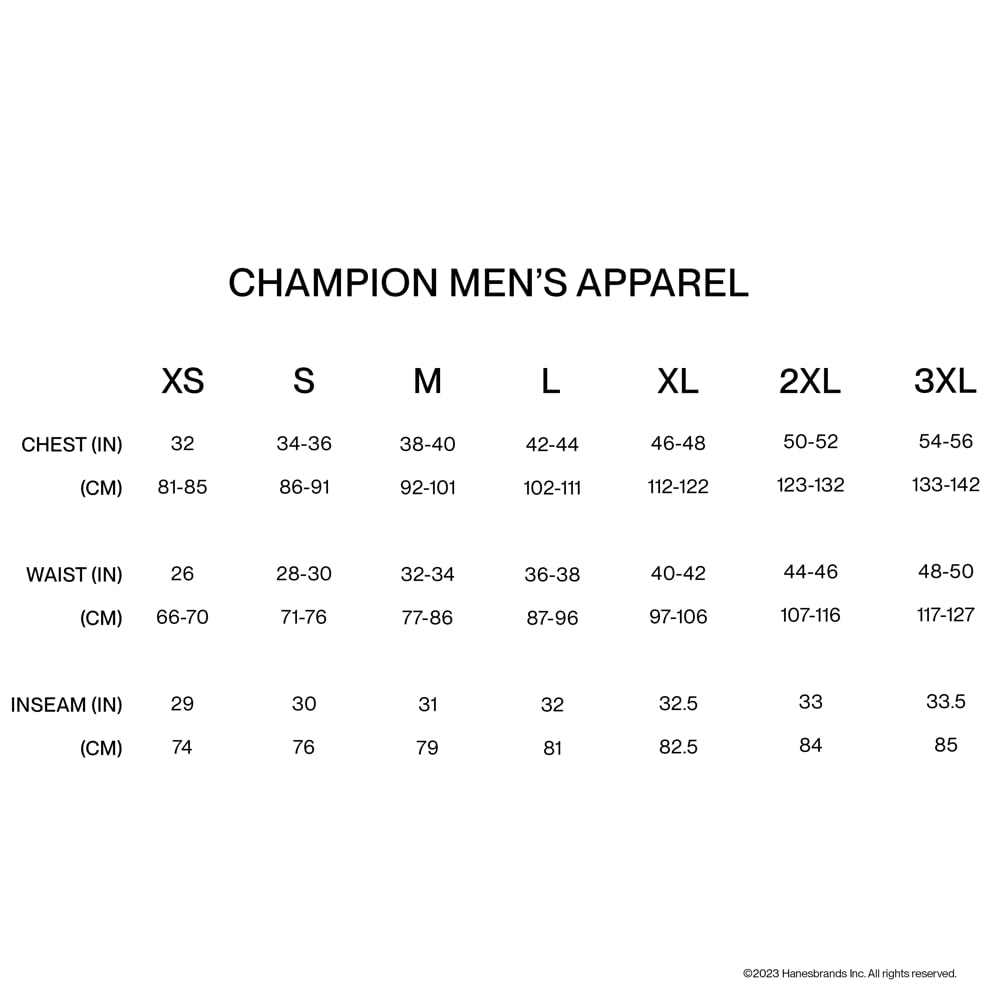 Champion mens Packable - Solid Jacket, Black-549369, Large US