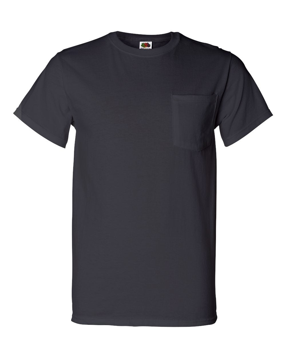 Fruit of the Loom Men's Pocket Tees , Black, XXX-Large(Pack of 2)