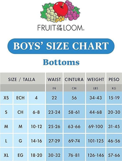 Fruit of the Loom Boys Boxer Briefs Solids and Prints (US, Alpha, Small, Regular, MultiColor)