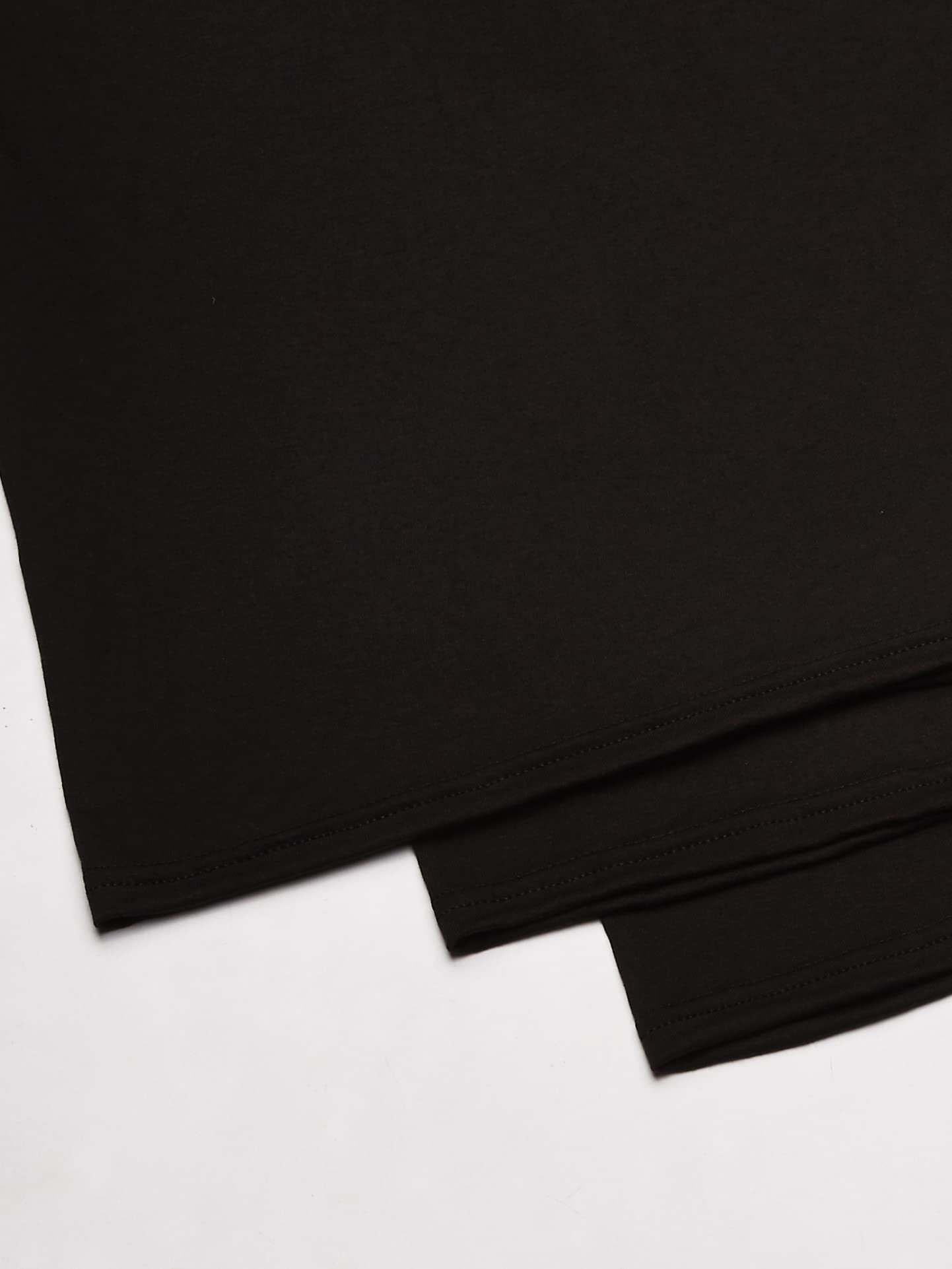 Hanes Men's 5-Pack X-Temp Comfort Cool Dyed Crewneck Undershirt (Medium (38-40), Black)