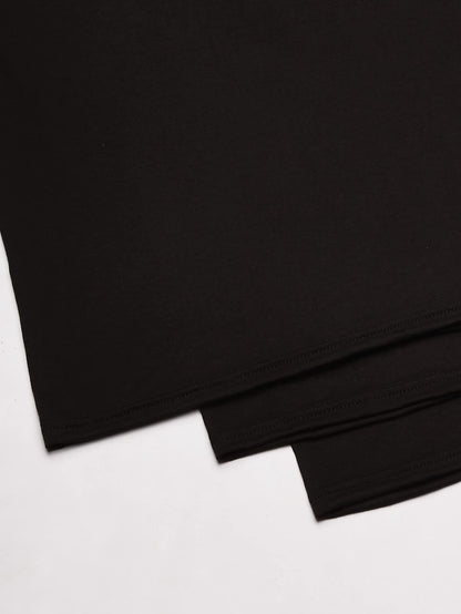 Hanes Men's 5-Pack X-Temp Comfort Cool Dyed Crewneck Undershirt (Large (42-44), Black)