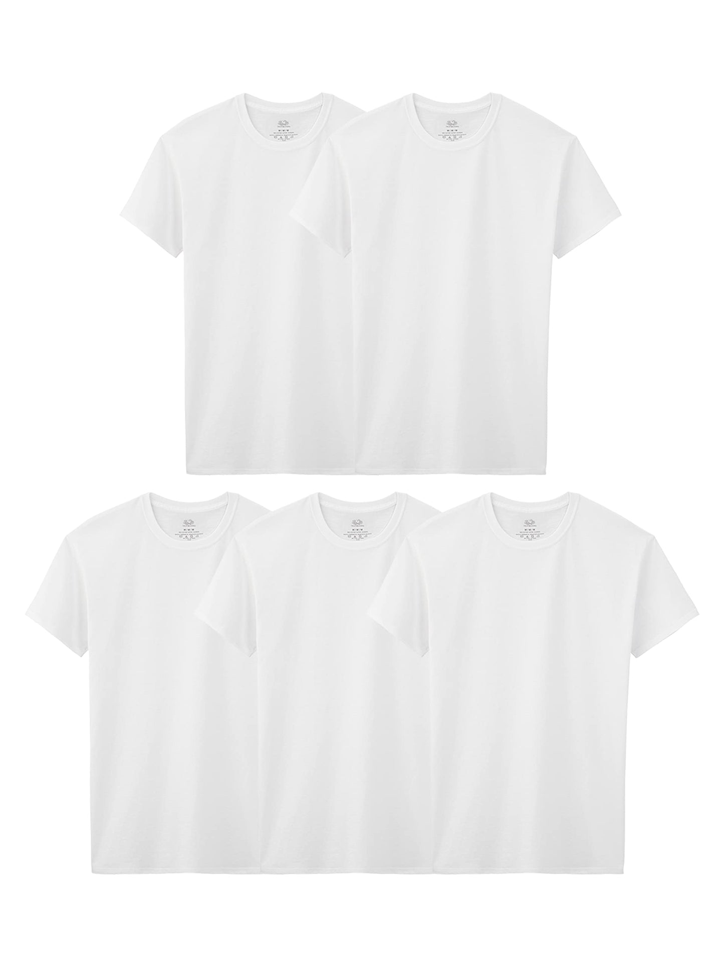 Fruit of the Loom Boys' Cotton Tank Top Undershirt (Multipack), Boys-120-White, X-Large