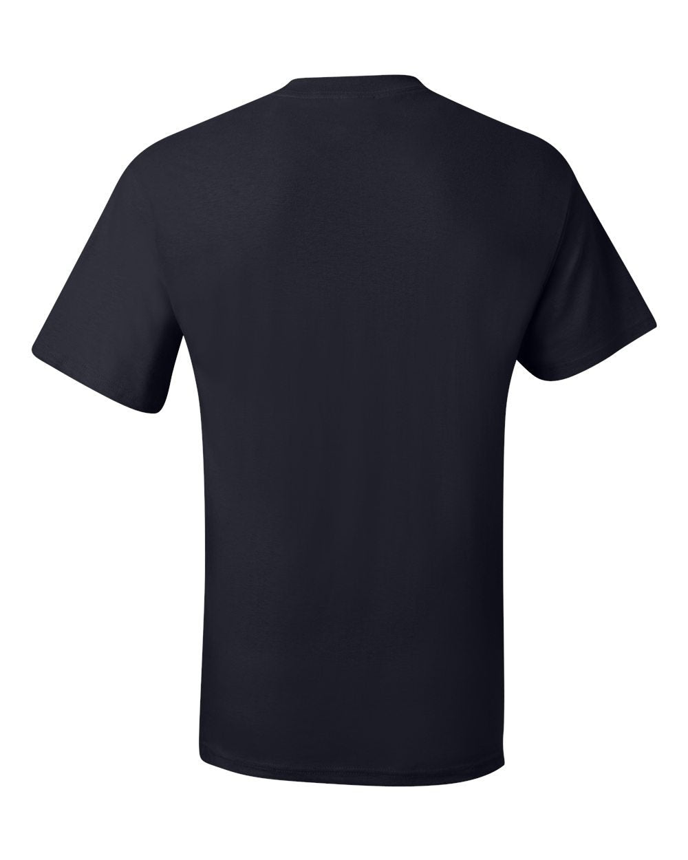 Hanes Men's Beefy-T T-Shirt with Pocket, Navy, Medium