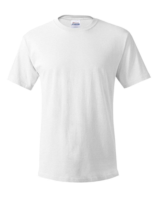 Hanes Men's 9Pack Crew Neck Tagless White Undershirts Crewneck T-Shirts, 5XL