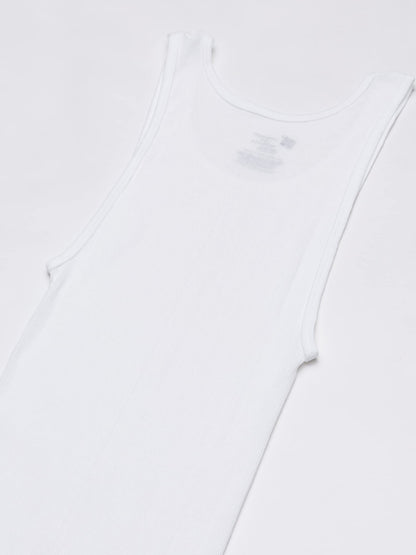 Hanes Men's FreshIQ Tagless ComfortSoft White A-Shirt 6-Pack, White, XL-Tall