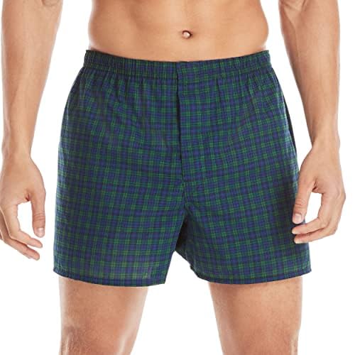 Hanes Men Hanes Ultimate Men's Big Tartan Boxers, 5-Pack Assorted Colors