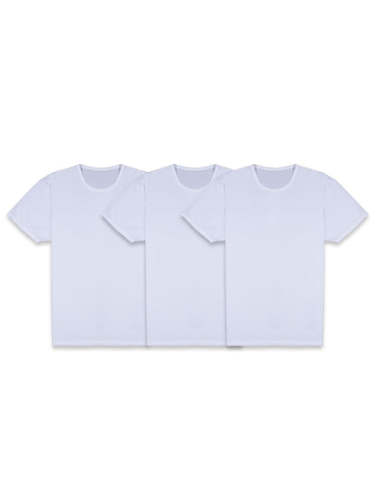 Fruit of the Loom Men's Cooling Undershirts, Quick Dry & Moisture Wicking, White