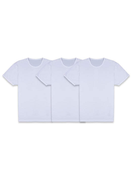 Fruit of the Loom Men's Cooling Undershirts, Quick Dry & Moisture Wicking, White