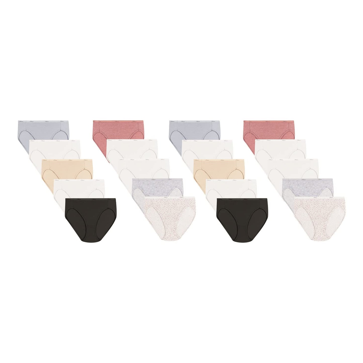 Hanes womens Cotton briefs underwear, Assorted - 5 Pack, 12 US