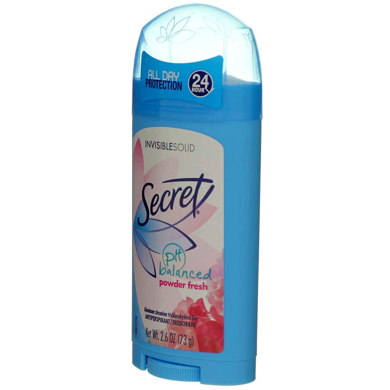 Secret Invisible Solid Antiperspirant and Deodorant, Powder Fresh, 2.6 Ounce (Pack of 6)