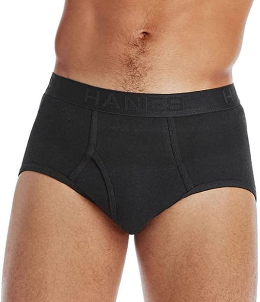 Hanes Men's Ultimate Tagless Briefs with ComfortFlex Waistband-Multiple Packs and Colors (as1, alpha, s, regular, regular, Black/Grey - 8 Pack)