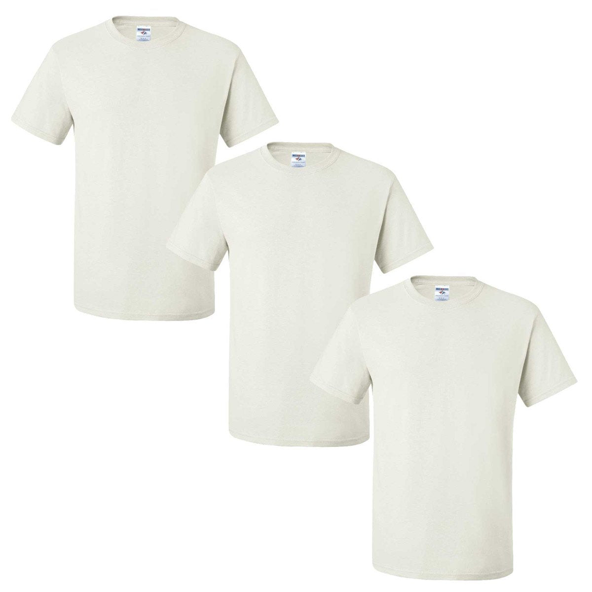 Jerzees Men's Dri-Power Short Sleeve T-Shirt (Pocket & No, Pocket-3 Pack-Oxford, X-Large
