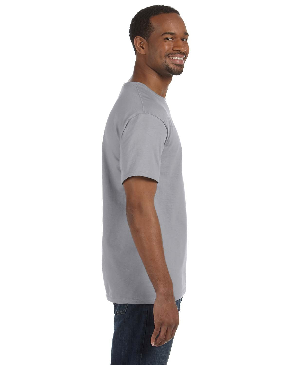 Jerzees Adult 5.6 Oz., Dri-Power Active T-Shirt, Oxford, 3X