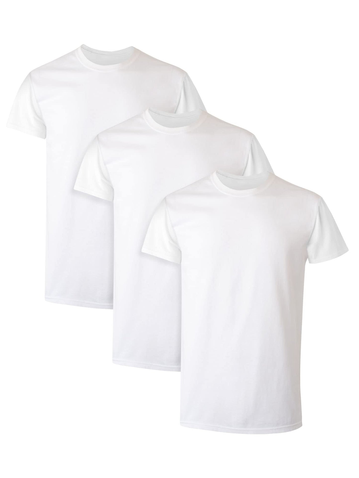 Hanes Men Men's Cotton Undershirt, Moisture-Wicking Crew Tee Undershirts, Multi-Packs