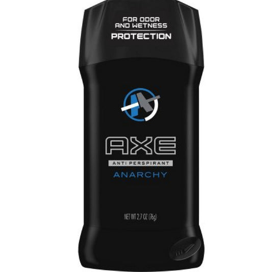Axe Dry Anti-Perspirant Invisible Solid, Anarchy 2.70 oz (Pack of 6)